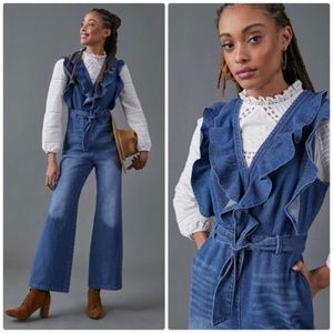 Anthropologie denim jumpsuit size XS